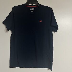 Hollister Must Have Collection Men's Crew Neck T-shirt Blue Size Large